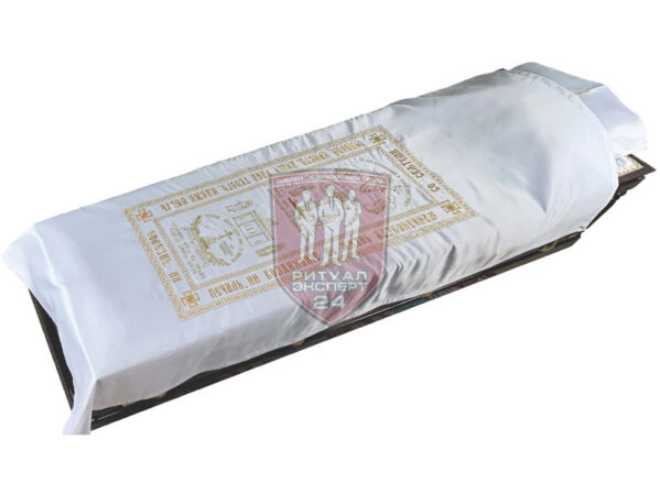 Комплект парчовый с иконой Церковное золотое 95x210 см